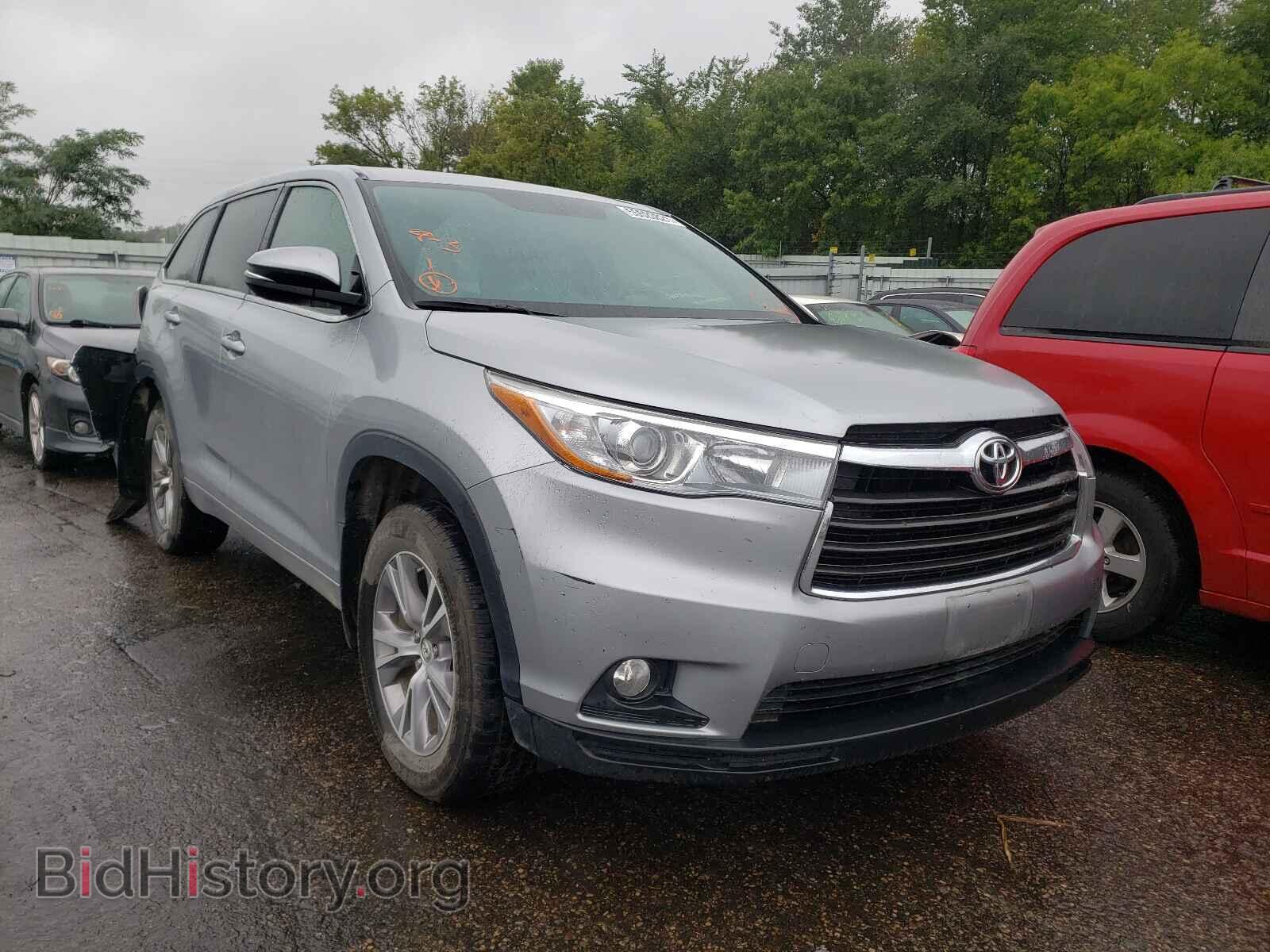 Фотография 5TDBKRFH7FS112191 - TOYOTA HIGHLANDER 2015