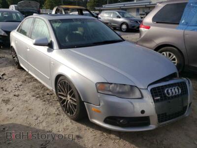 2008 Audi A4 A4 2.0T QU, silver — VIN WAUDF78EX8A076854, Copart