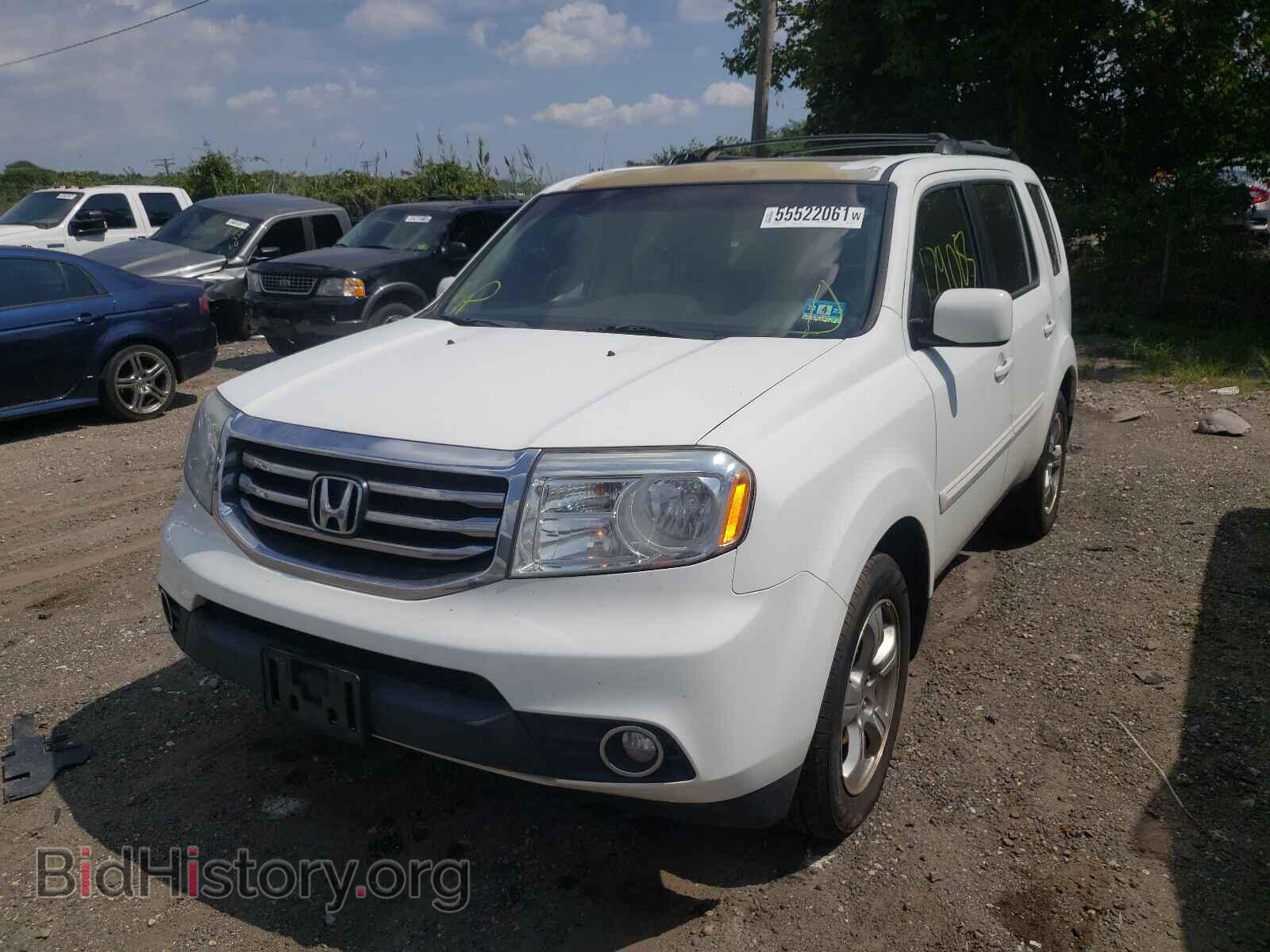 2013 HONDA PILOT - VIN: 5FNYF4H57DB054735 - Фото 2