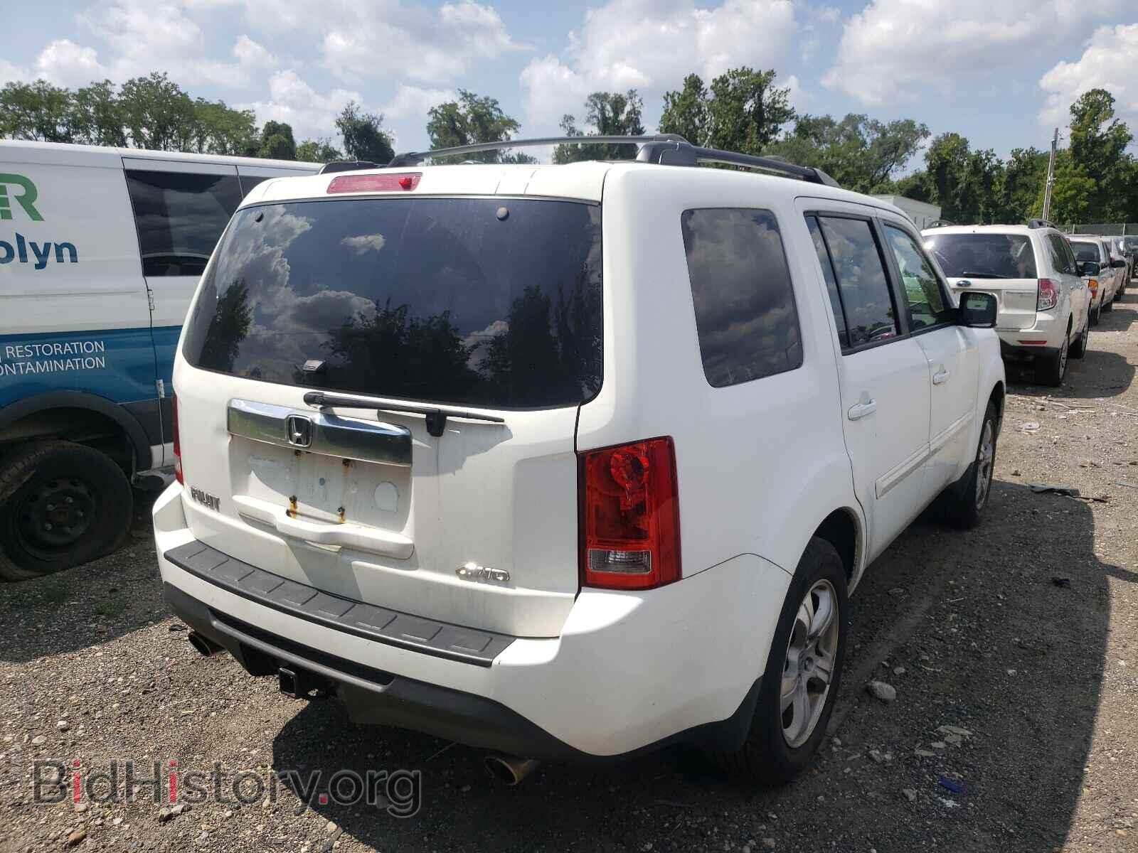 2013 HONDA PILOT - VIN: 5FNYF4H57DB054735 - Фото 4