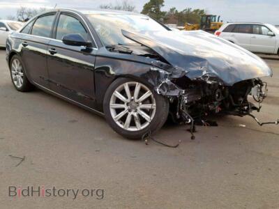 2013 Audi A6 A6 Premium, black — VIN WAUGFAFC9DN085379, Copart