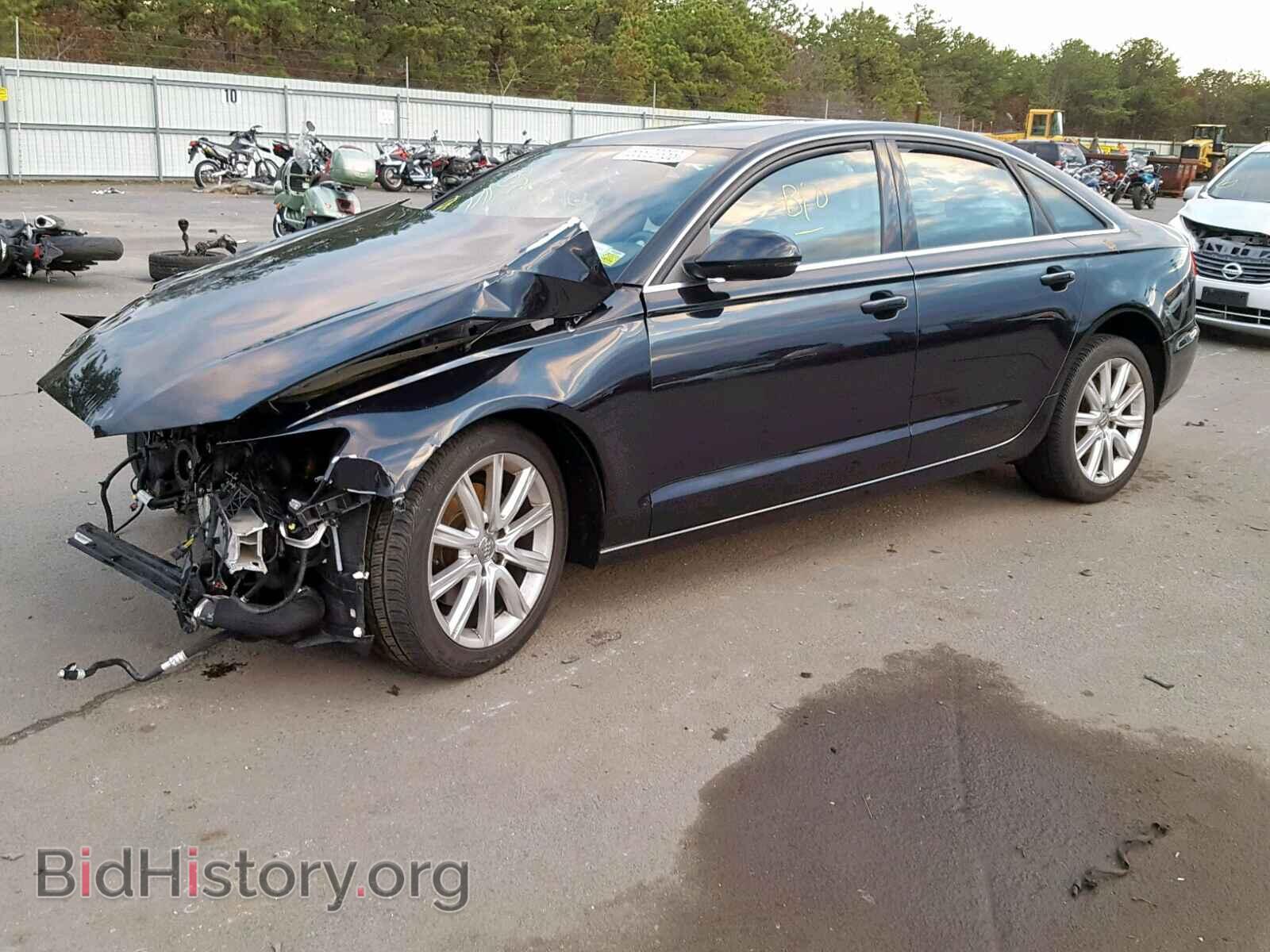 2013 AUDI A6 - VIN: WAUGFAFC9DN085379 - Фото 2