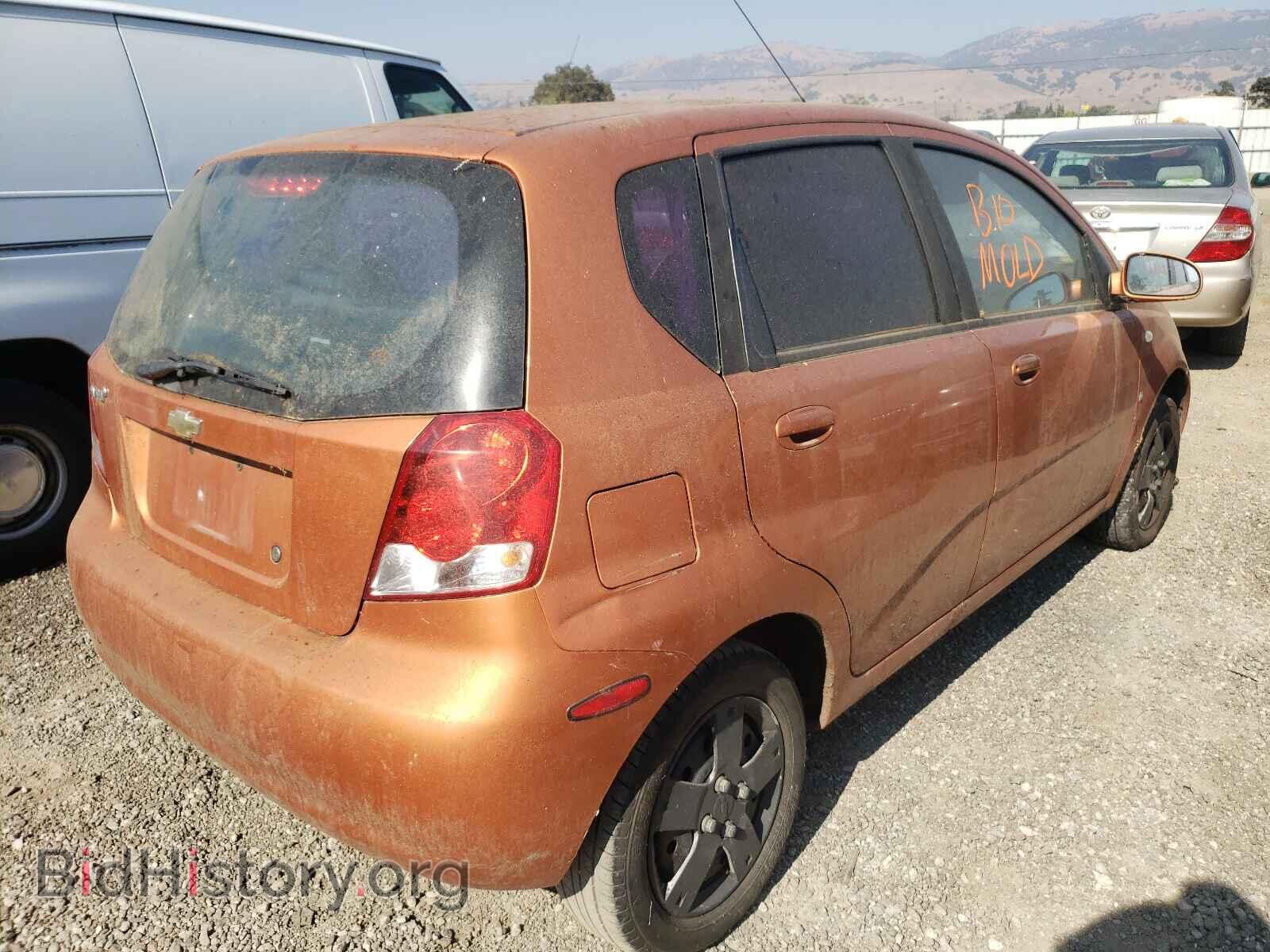 2007 CHEVROLET AVEO - VIN: KL1TD66647B745582 - Фото 4