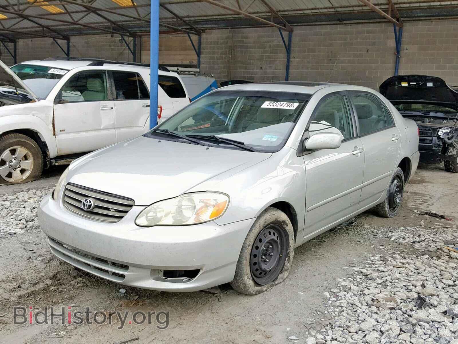 2003 TOYOTA COROLLA - VIN: 2T1BR32E83C117280 - Фото 2