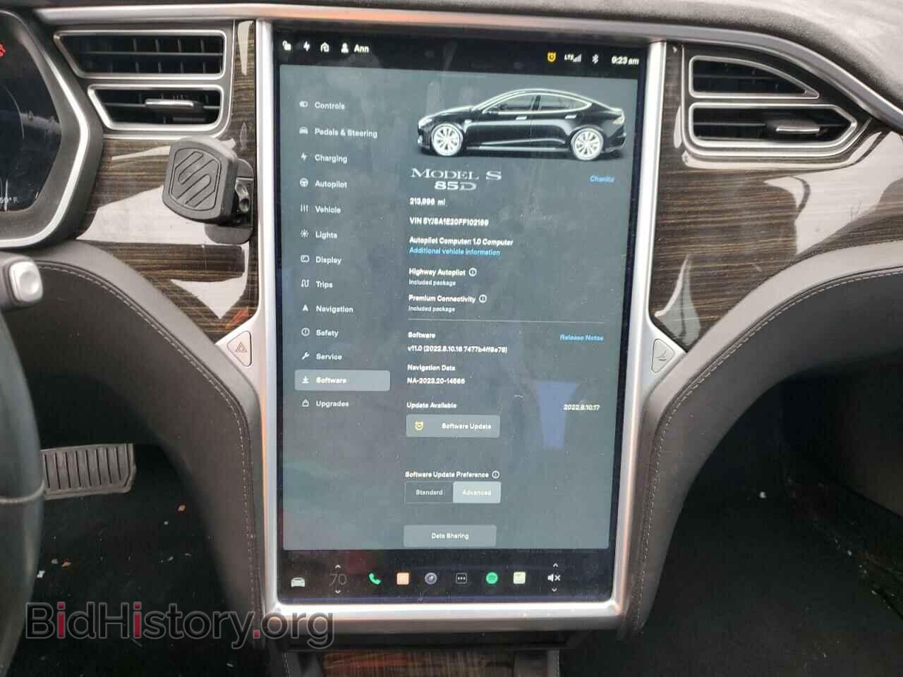 2015 TESLA MODEL S - VIN: 5YJSA1E20FF102169 - Photo 9