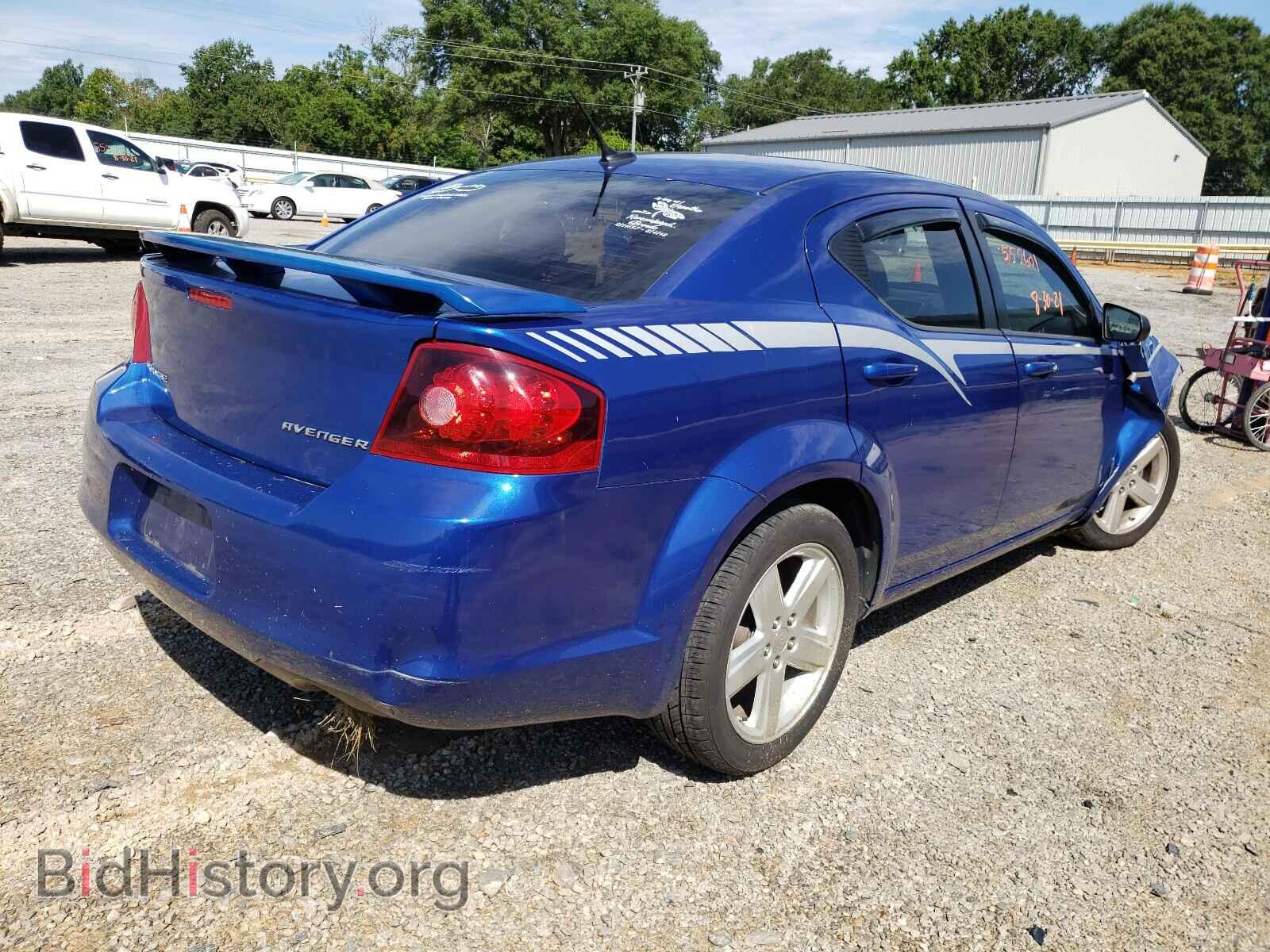 2013 DODGE AVENGER - VIN: 1C3CDZAB2DN536581 - Фото 4