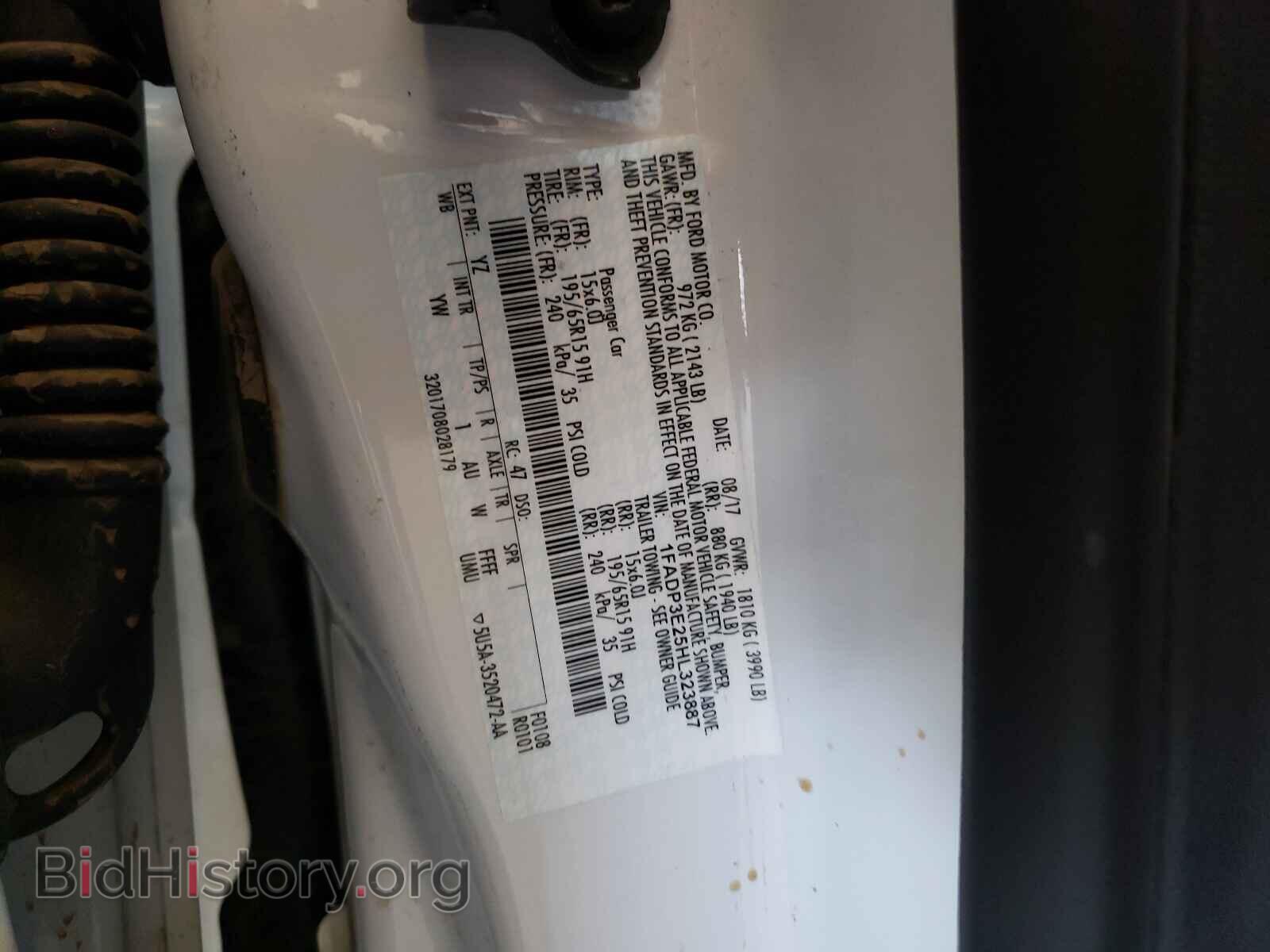 2017 FORD FOCUS - VIN: 1FADP3E25HL323887 - Фото 10