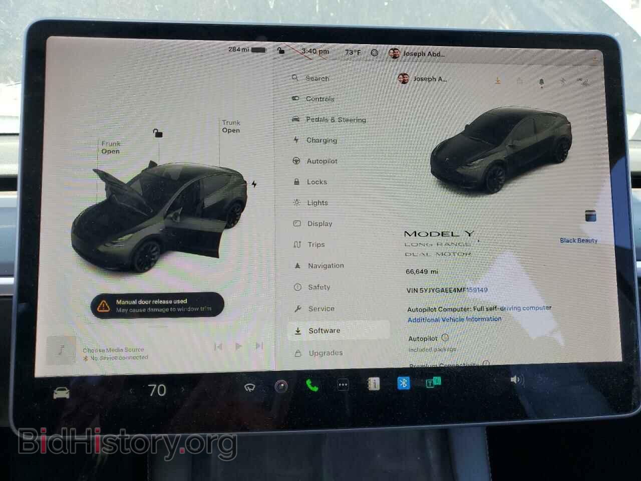 2021 TESLA MODEL Y - VIN: 5YJYGAEE4MF159149 - Photo 9
