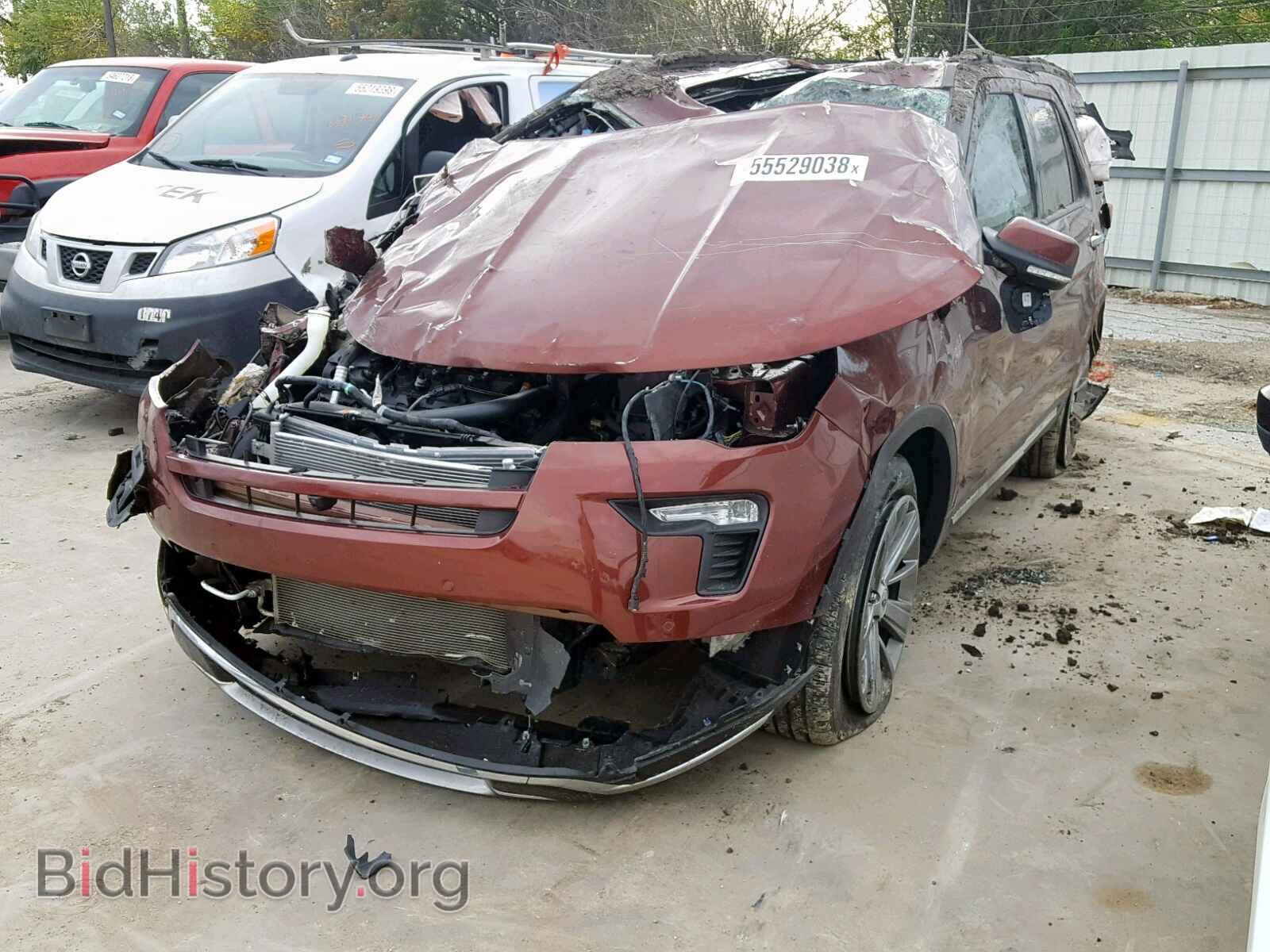 2018 FORD EXPLORER L - VIN: 1FM5K7F81JGB11554 - Фото 2