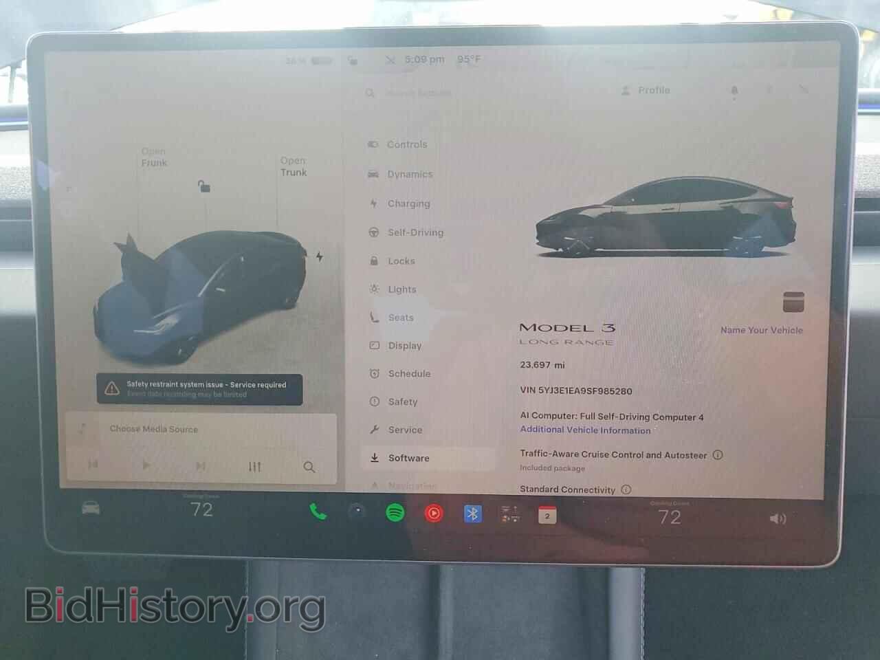 2025 TESLA MODEL 3 - VIN: 5YJ3E1EA9SF985280 - Photo 9