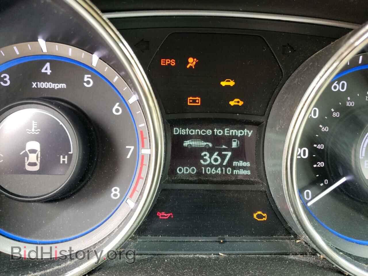 2012 HYUNDAI SONATA - VIN: 5NPEC4AC0CH449960 - Фото 9
