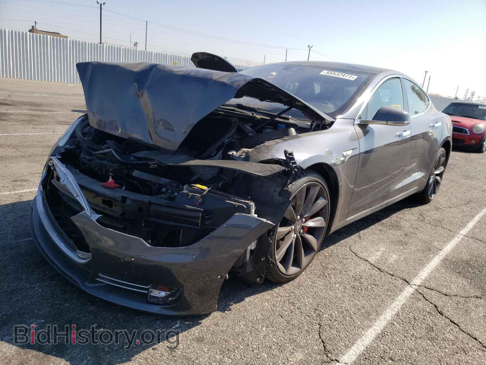 2015 TESLA MODEL S - VIN: 5YJSA1H2XFFP74218 - Фото 2