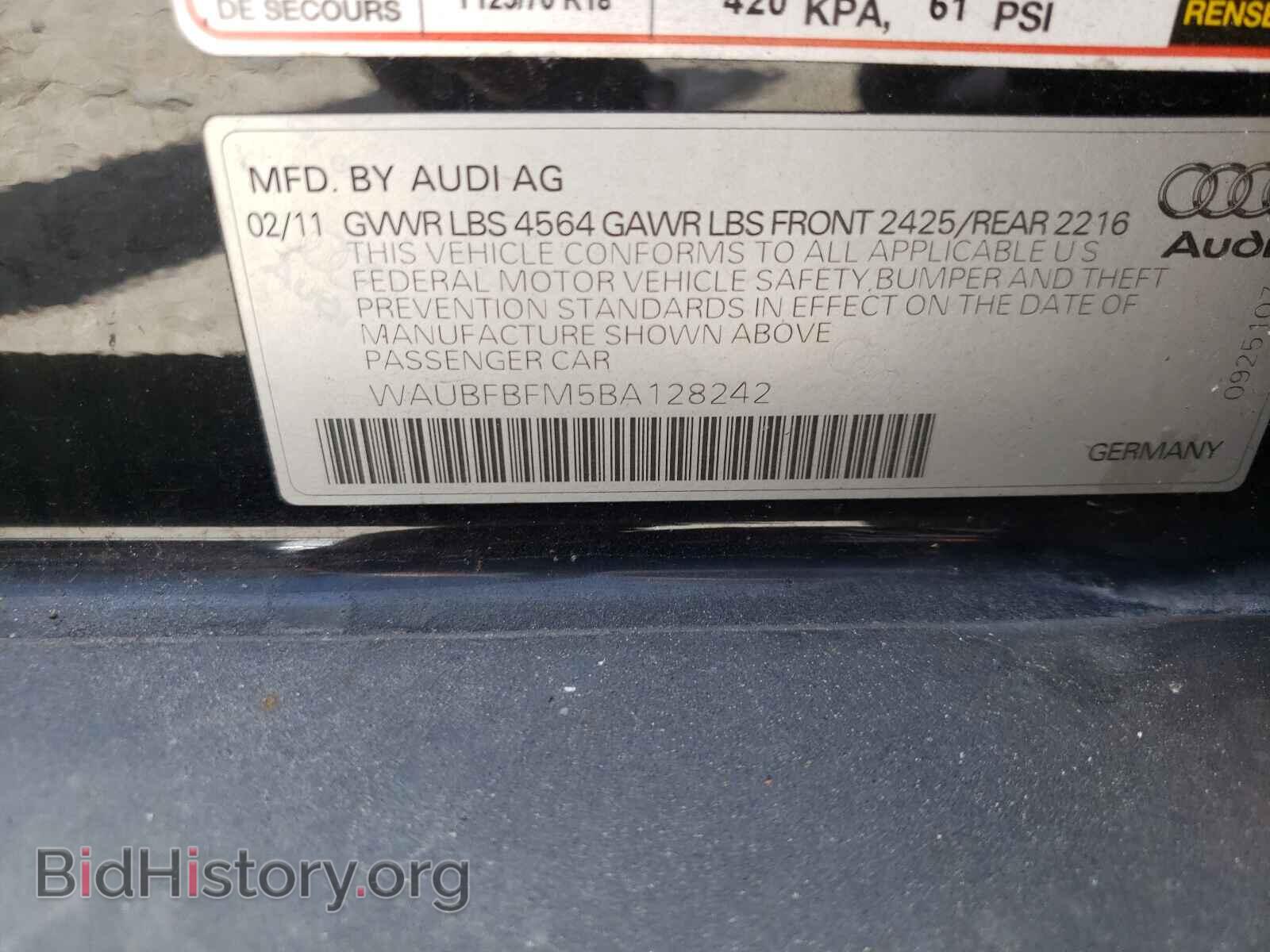 2011 AUDI A3 - VIN: WAUBFBFM5BA128242 - Photo 10
