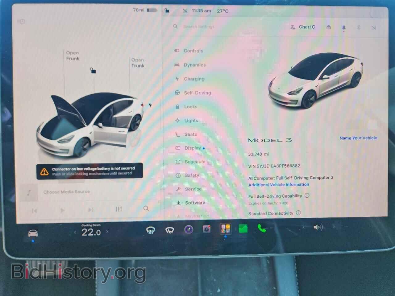 2023 TESLA MODEL 3 - VIN: 5YJ3E1EA3PF566882 - Photo 9