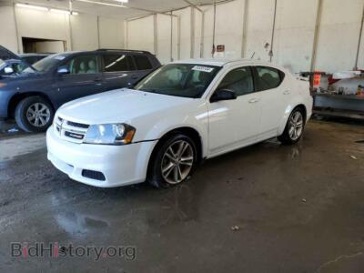 2013 Dodge AVENGER SE, white — VIN 1C3CDZAG2DN769128, Copart
