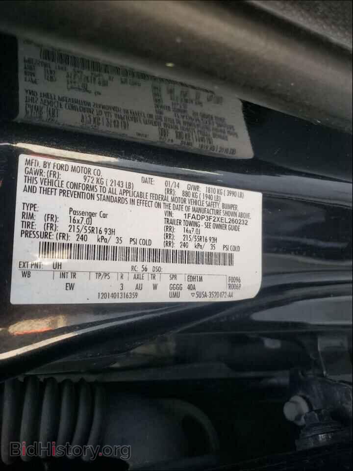 2014 FORD FOCUS - VIN: 1FADP3F2XEL260232 - Photo 10