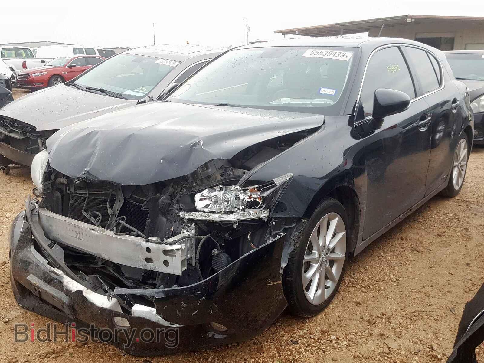 2012 LEXUS CT 200 - VIN: JTHKD5BH8C2107415 - Фото 2