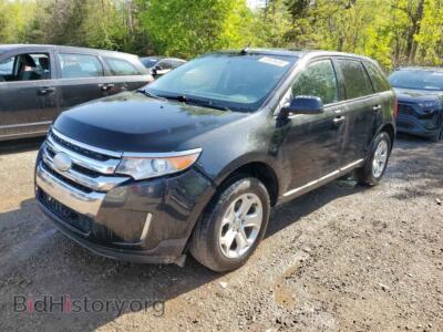 2013 Ford EDGE SEL, черный — VIN 2FMDK3JCXDBB07546, Copart