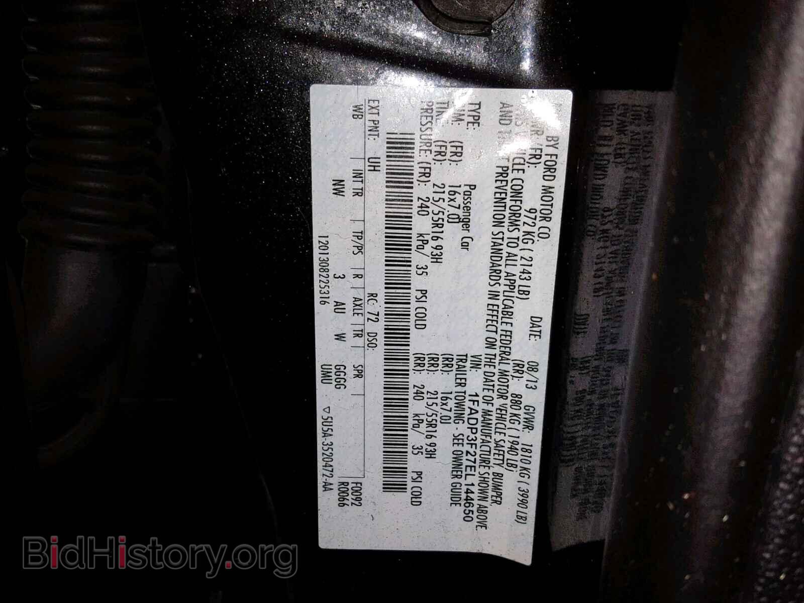 2014 FORD FOCUS - VIN: 1FADP3F27EL144650 - Photo 10