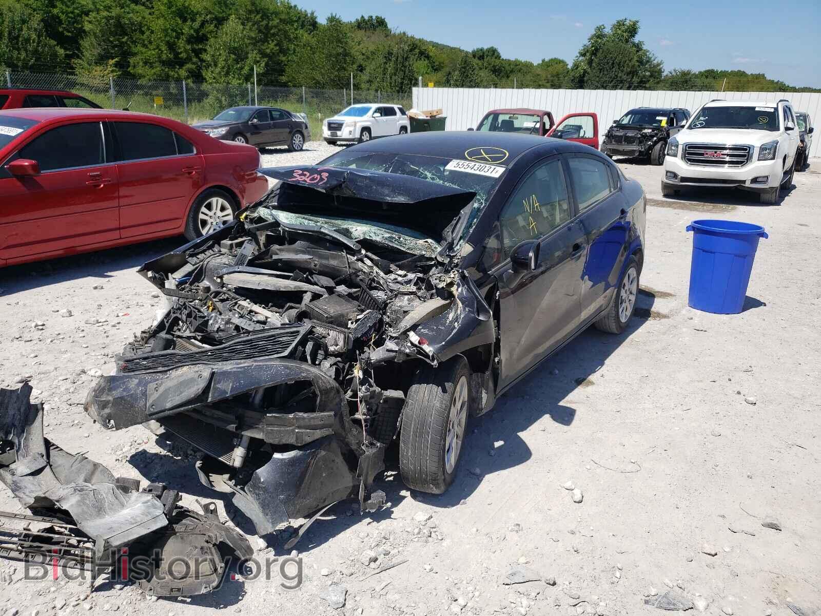 2012 KIA RIO - VIN: KNADM4A36C6033203 - Фото 2