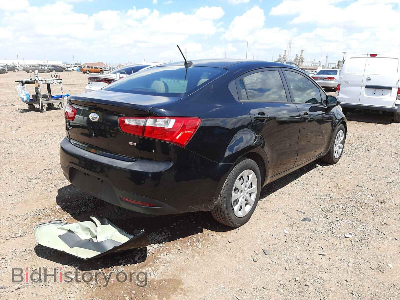 2013 KIA RIO - VIN: KNADM4A32D6231455 - Фото 4