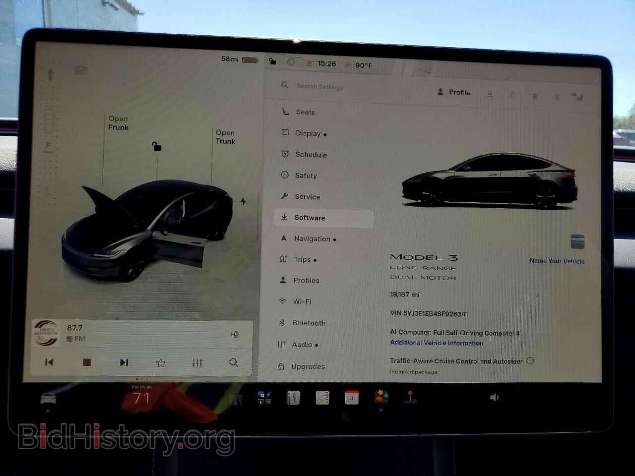 2025 TESLA MODEL 3 - VIN: 5YJ3E1EB4SF926341 - Фото 9