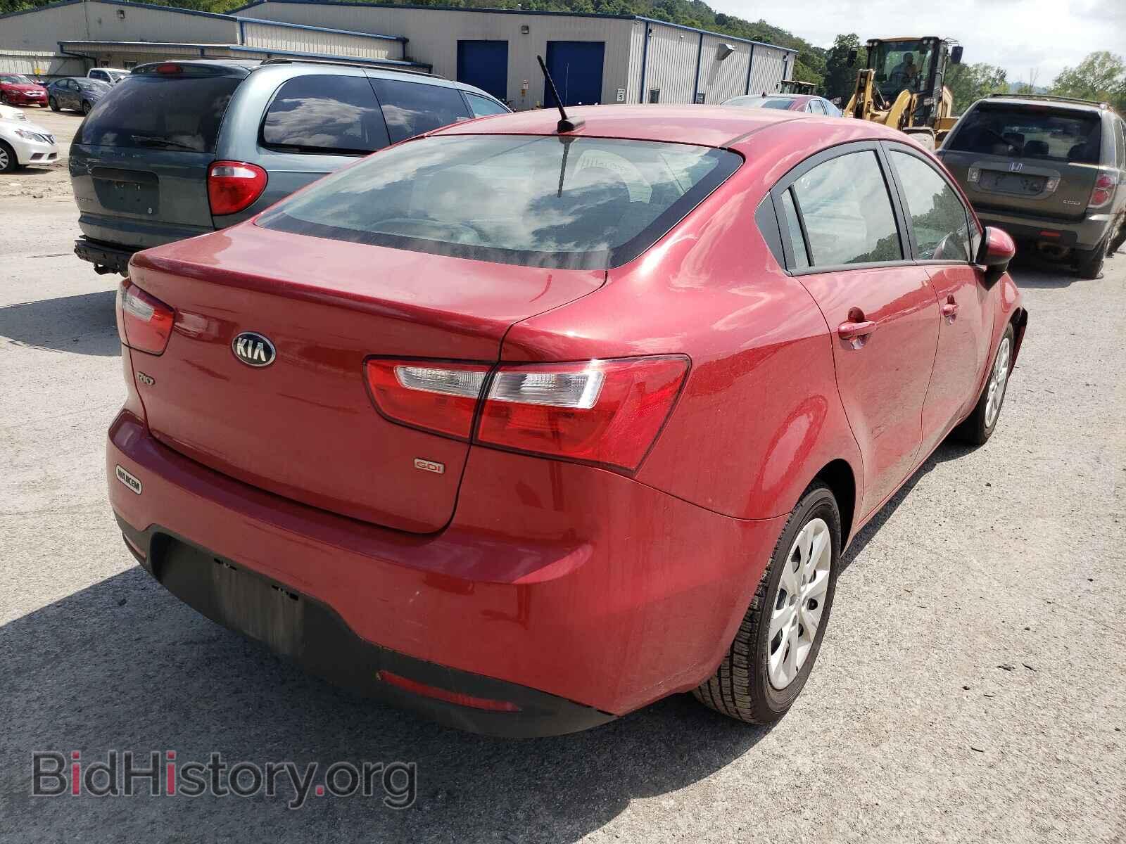 2014 KIA RIO - VIN: KNADM4A38E6352752 - Фото 4