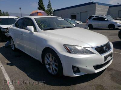 2011 Lexus IS IS 250, white — VIN JTHBF5C22B2101354, Copart