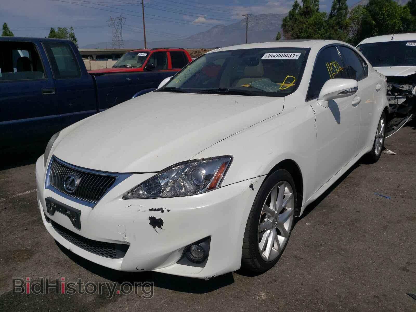 2011 LEXUS IS - VIN: JTHBF5C22B2101354 - Фото 2