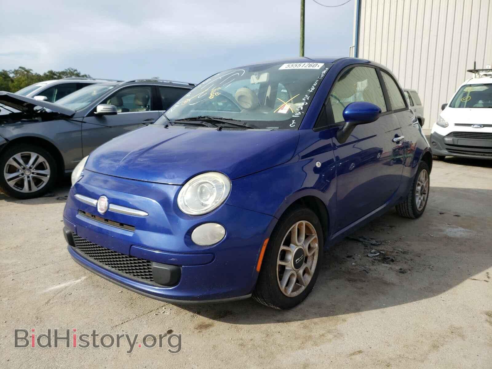 2012 FIAT 500 - VIN: 3C3CFFAR9CT112450 - Фото 2