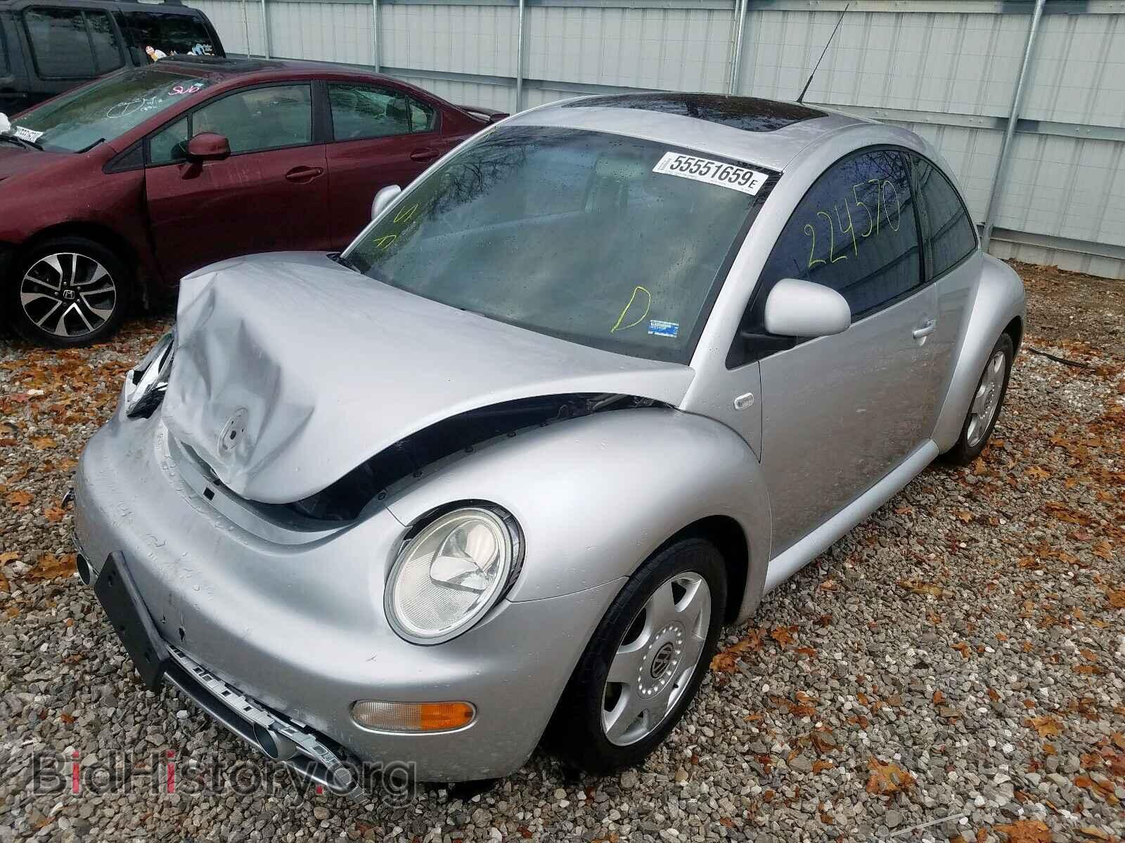 2000 VOLKSWAGEN BEETLE - VIN: 3VWCF21C0YM486508 - Фото 2