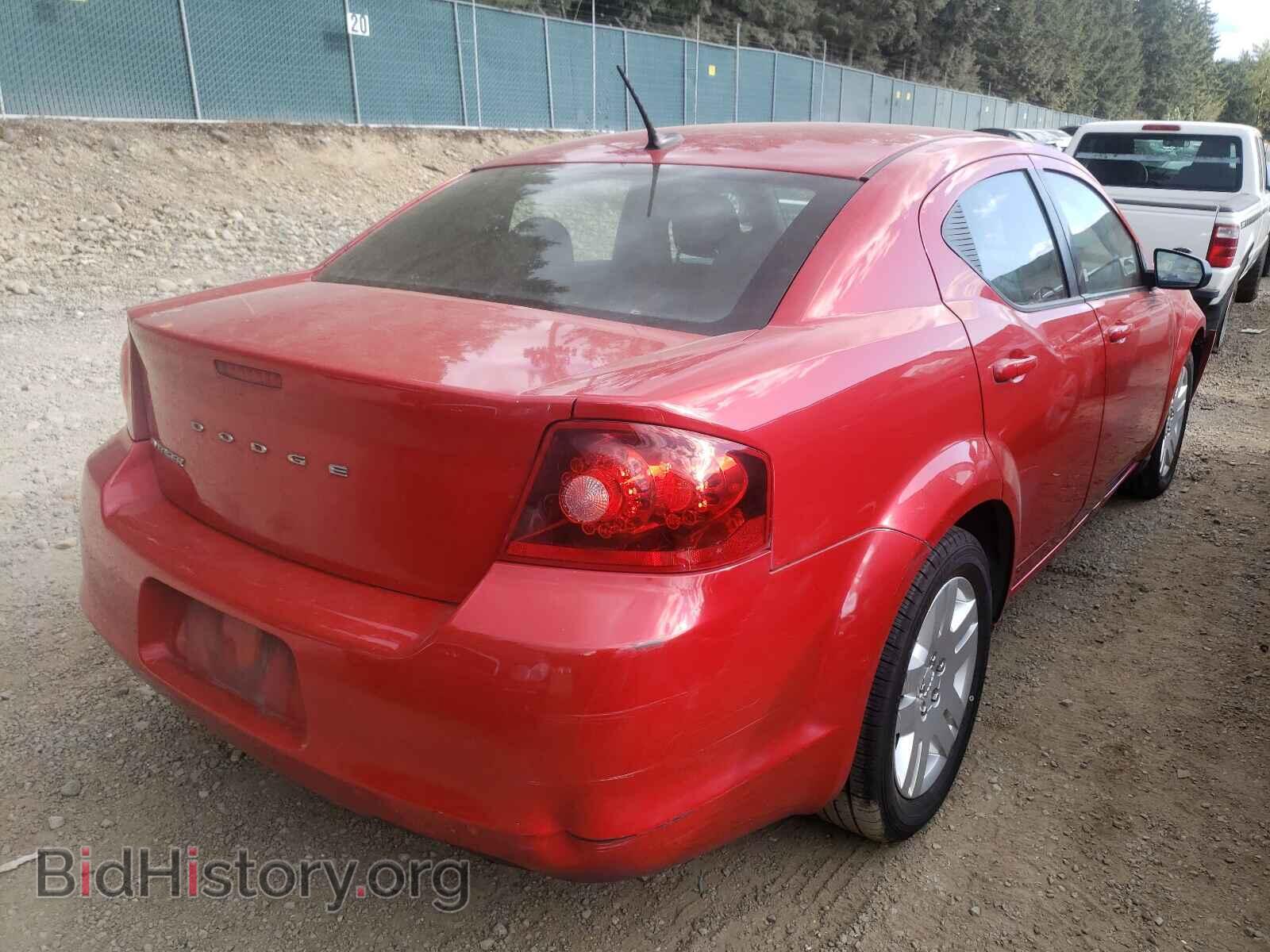 2012 DODGE AVENGER - VIN: 1C3CDZAB0CN235483 - Фото 4