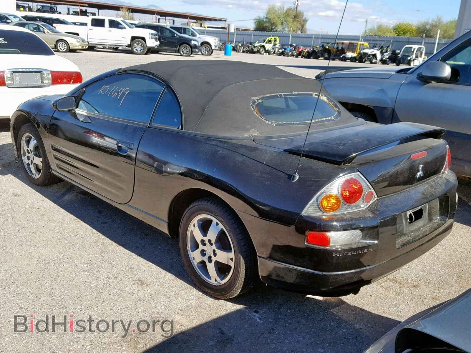 2003 MITSUBISHI ECLIPSE - VIN: 4A3AE45G23E062300 - Фото 3