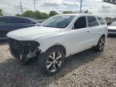 2015 Dodge DURANGO R/T, белый — VIN 1C4SDJCT9FC710207, Copart