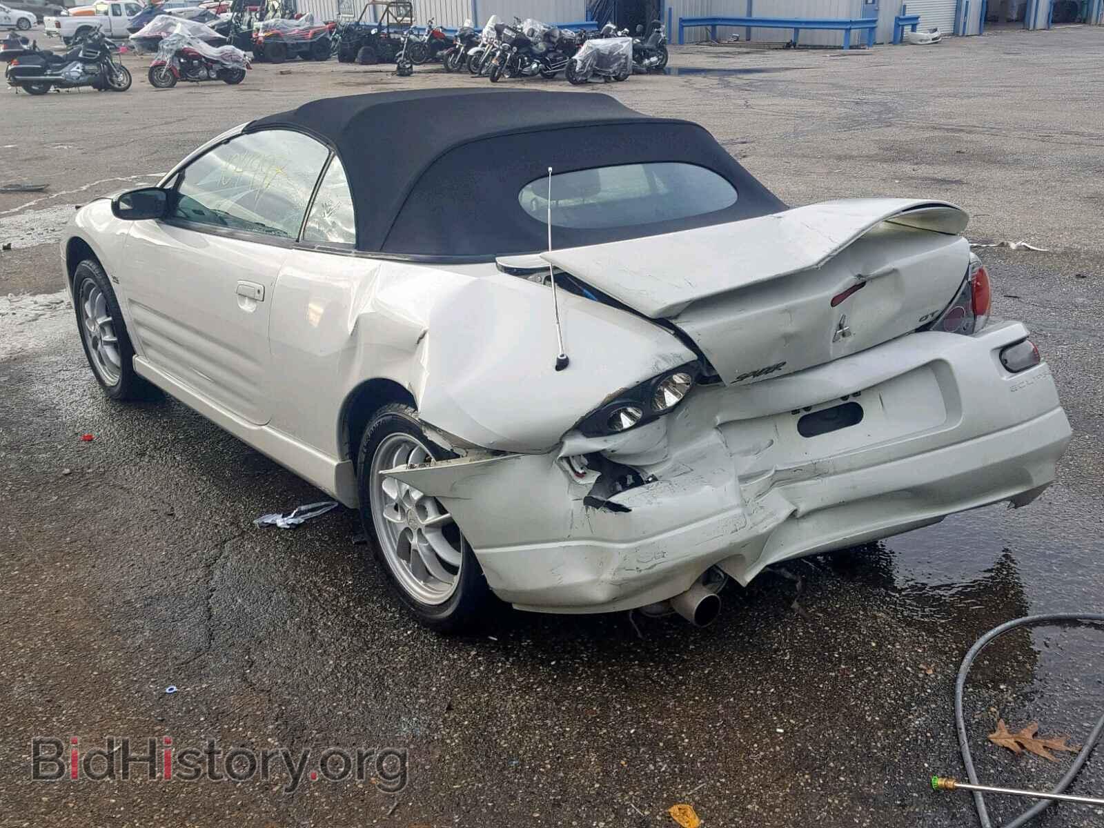 2002 MITSUBISHI ECLIPSE - VIN: 4A3AE85H02E027074 - Фото 3