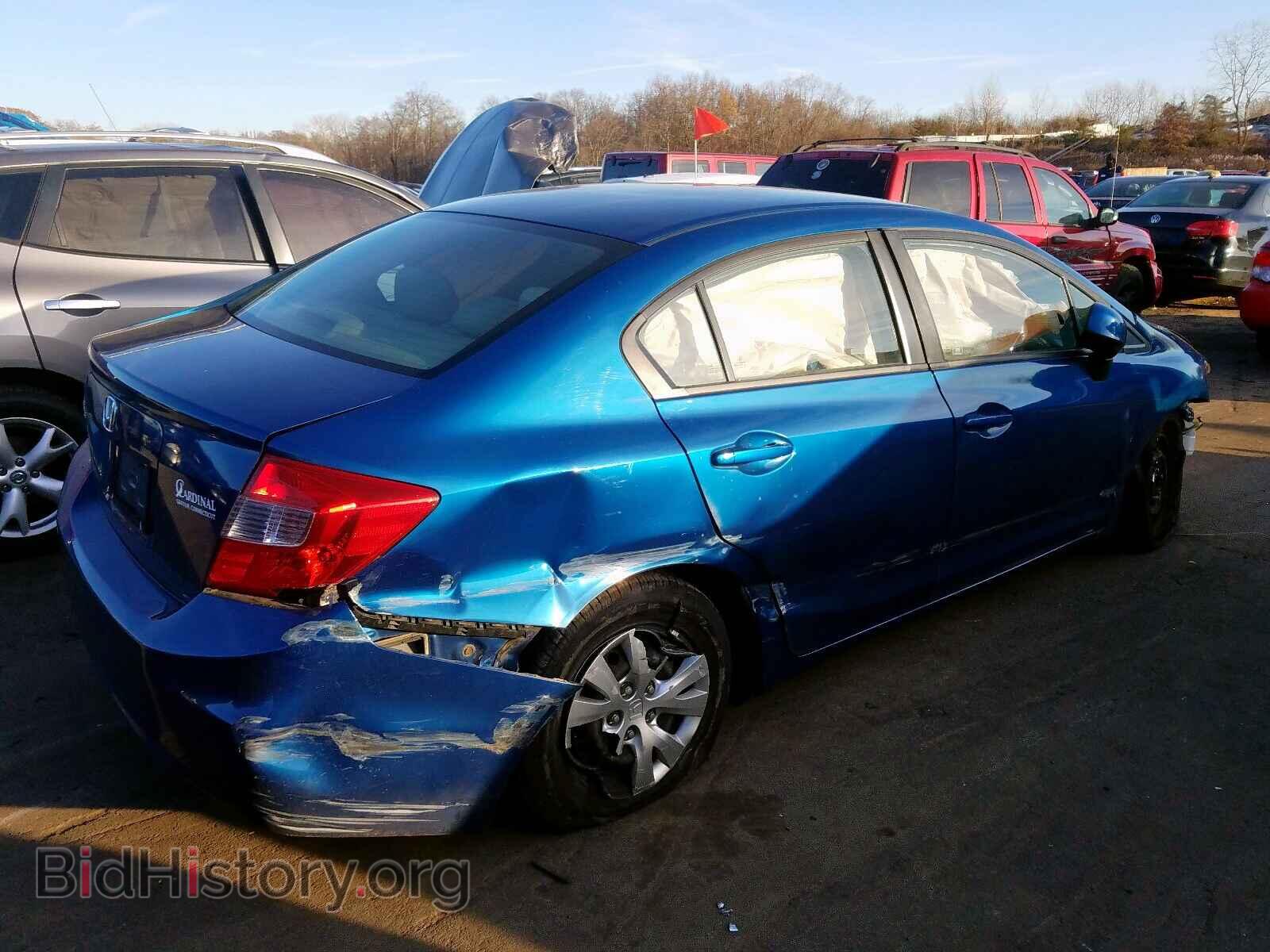 2012 HONDA CIVIC - VIN: 2HGFB2F57CH532348 - Фото 4
