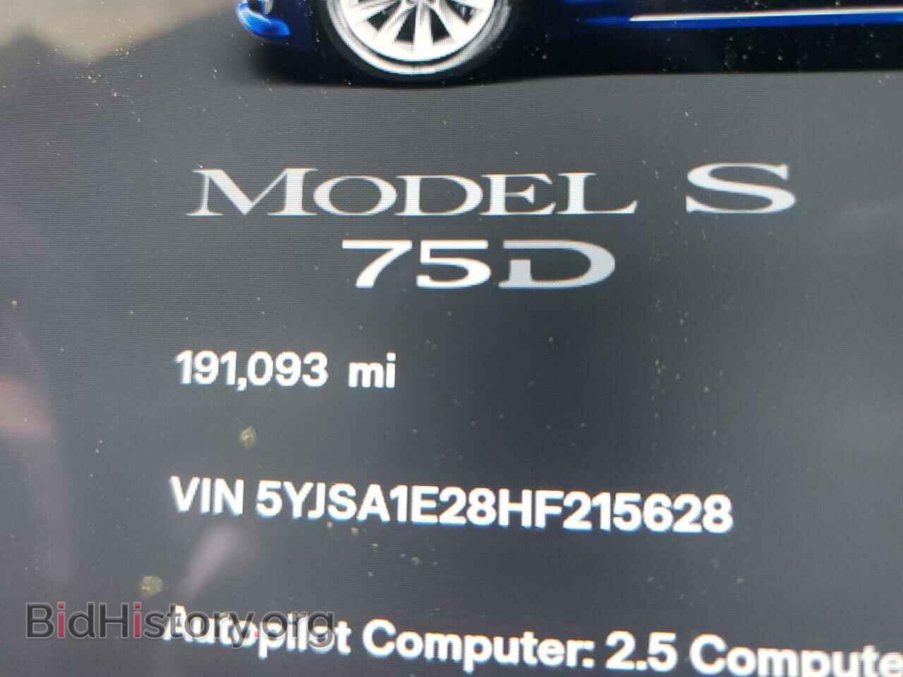 2017 TESLA MODEL S - VIN: 5YJSA1E28HF215628 - Photo 9