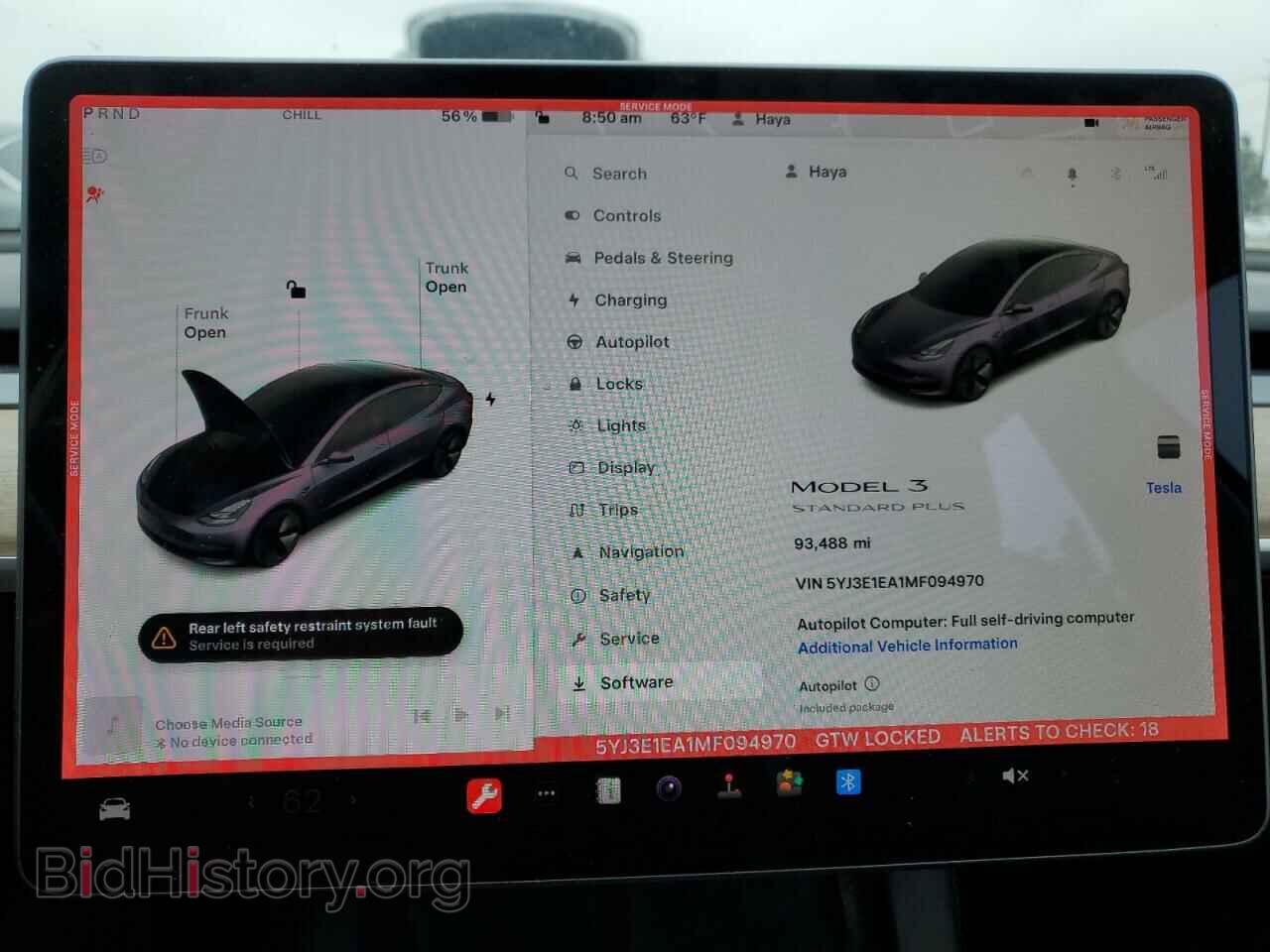 2021 TESLA MODEL 3 - VIN: 5YJ3E1EA1MF094970 - Photo 9
