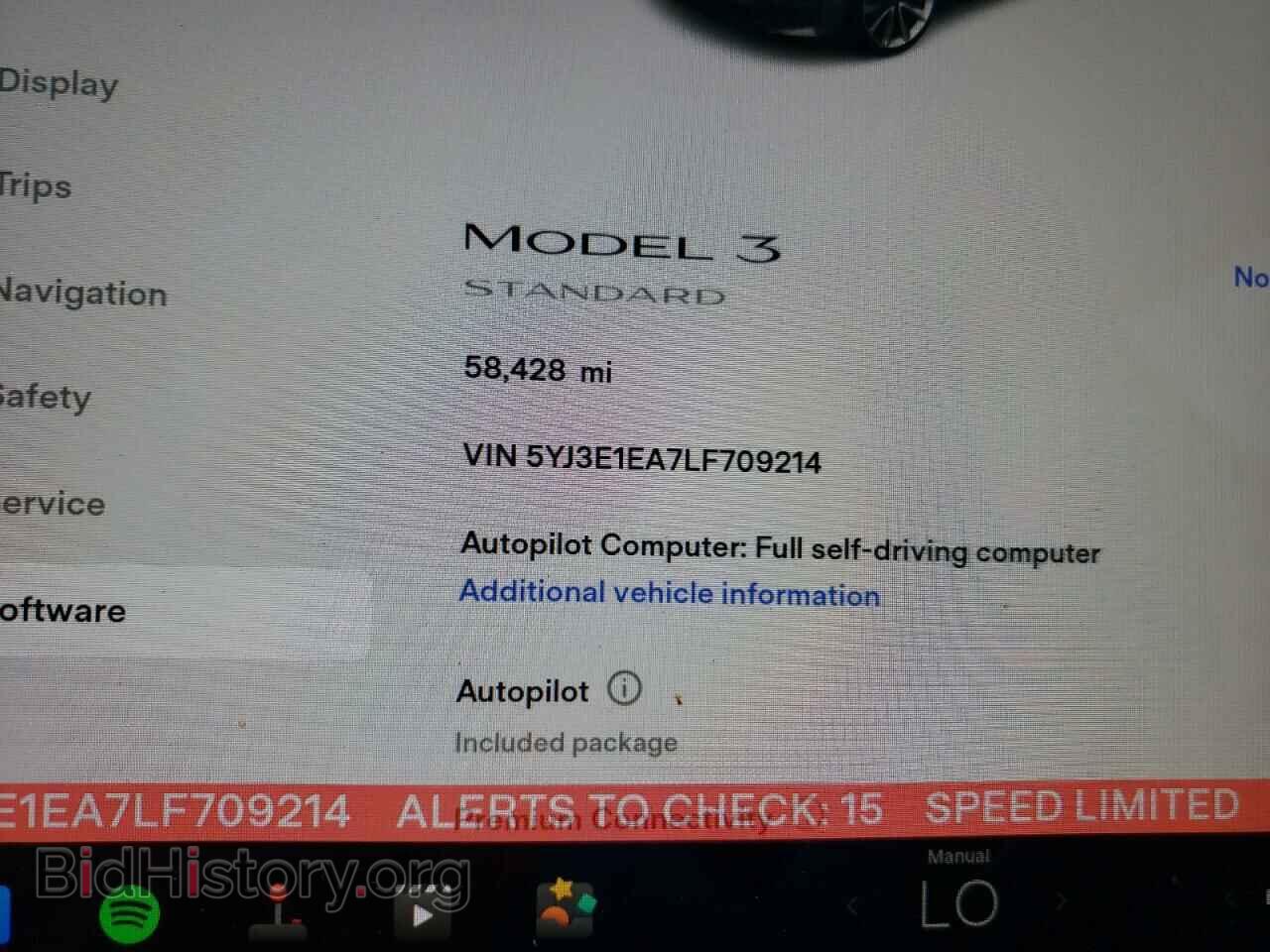 2020 TESLA MODEL 3 - VIN: 5YJ3E1EA7LF709214 - Фото 8