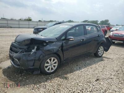 2012 Ford FIESTA SE, черный — VIN 3FADP4EJ8CM158552, Copart