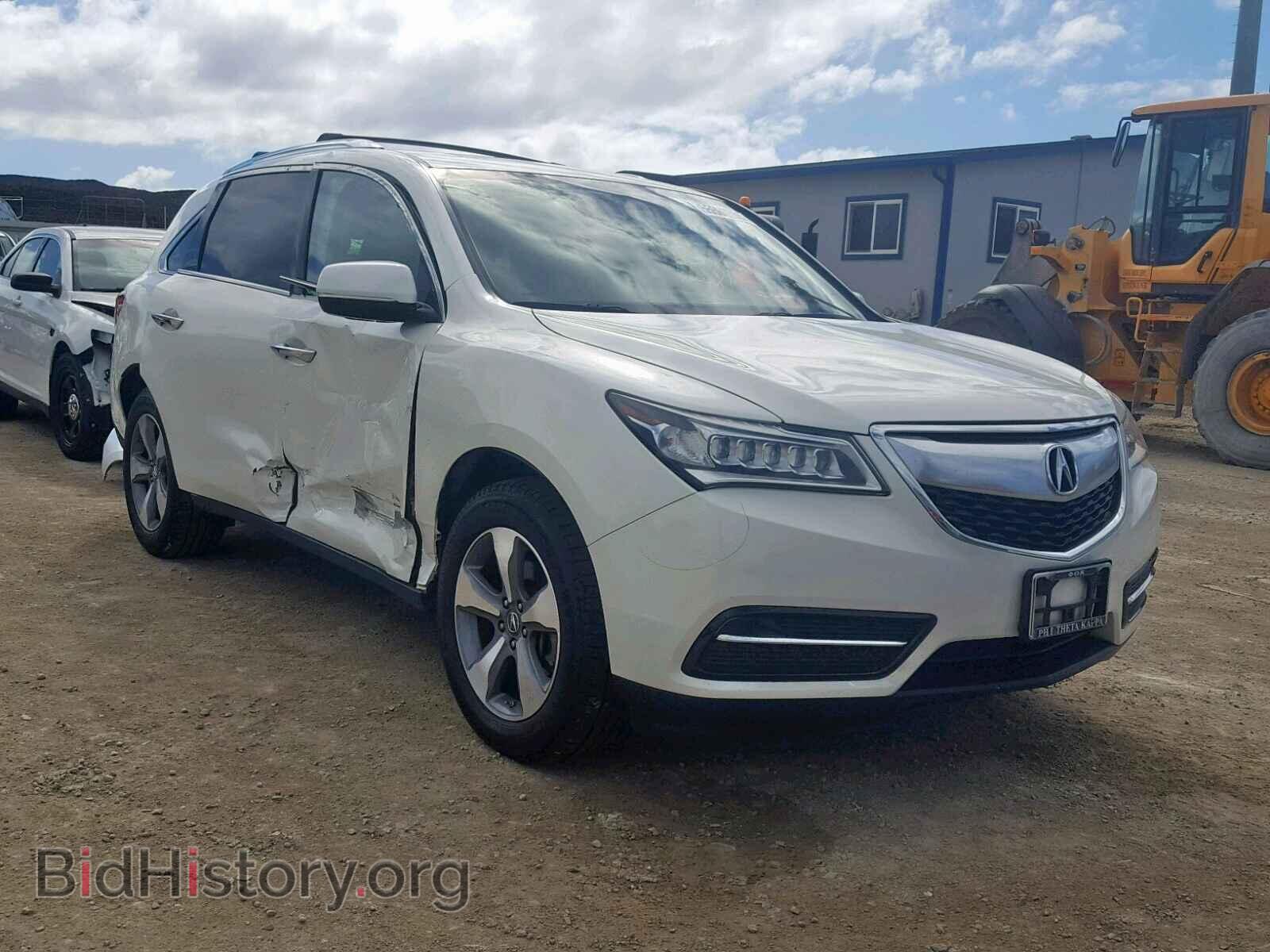 Фотография 5FRYD3H20FB011992 - ACURA MDX 2015