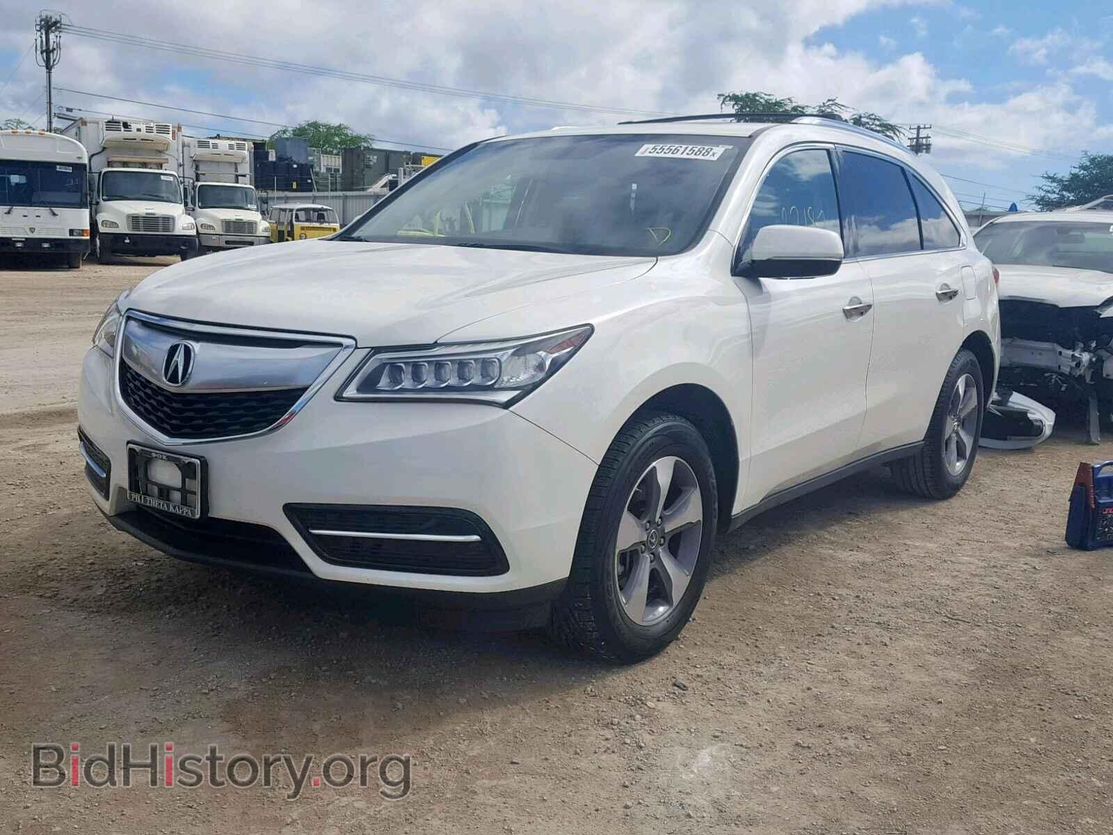 2015 ACURA MDX - VIN: 5FRYD3H20FB011992 - Фото 2