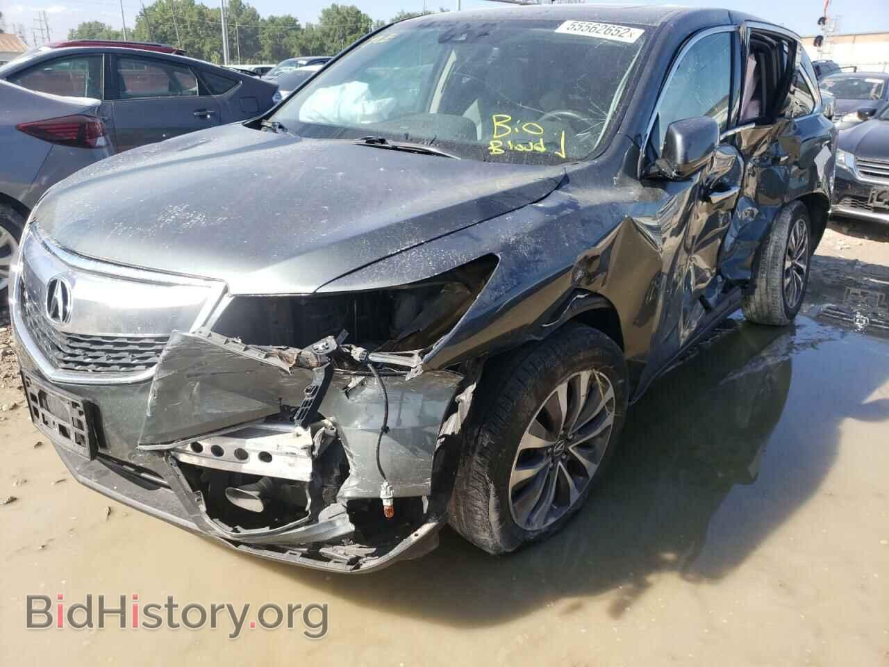 2016 ACURA MDX - VIN: 5FRYD4H45GB019854 - Фото 2