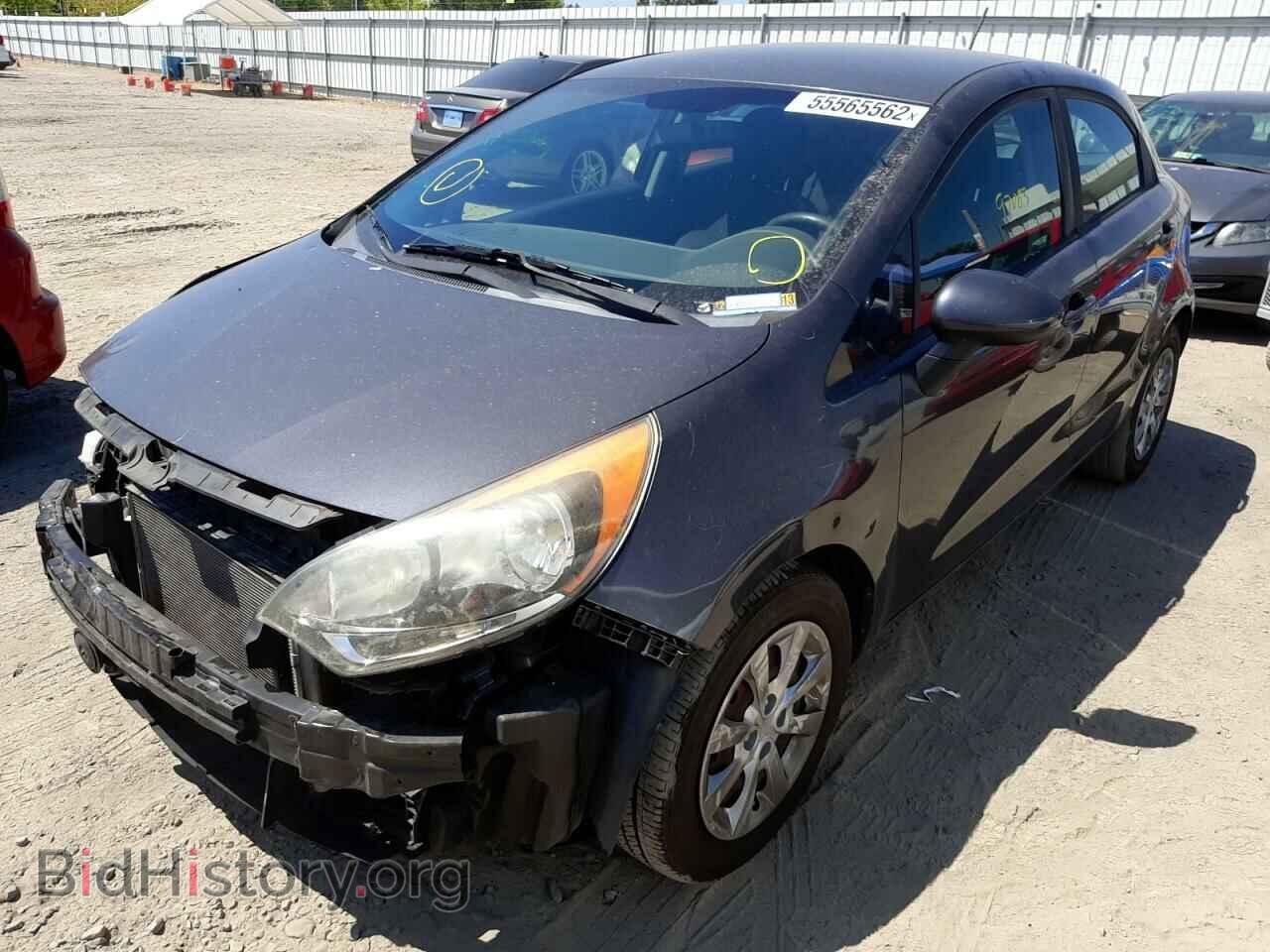 2012 KIA RIO - VIN: KNADN5A37C6040390 - Фото 2
