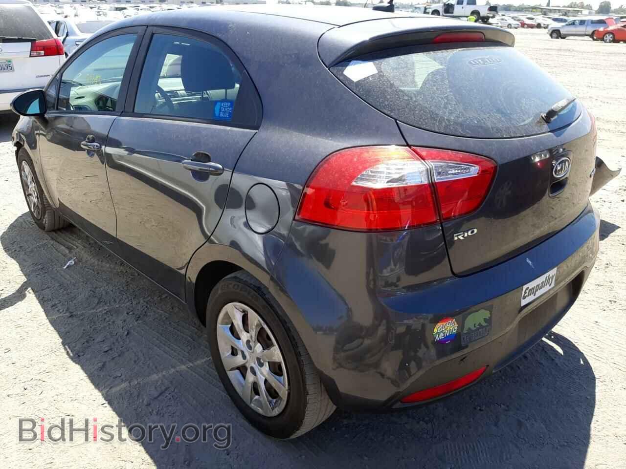 2012 KIA RIO - VIN: KNADN5A37C6040390 - Фото 3