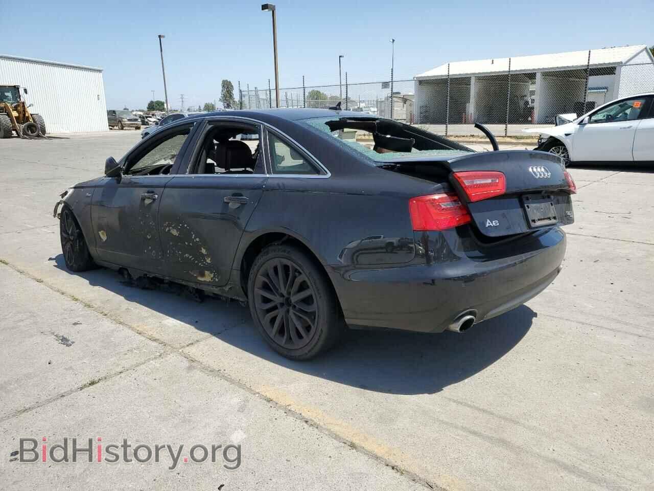2012 AUDI A6 - VIN: WAUGGAFC7CN124997 - Фото 2