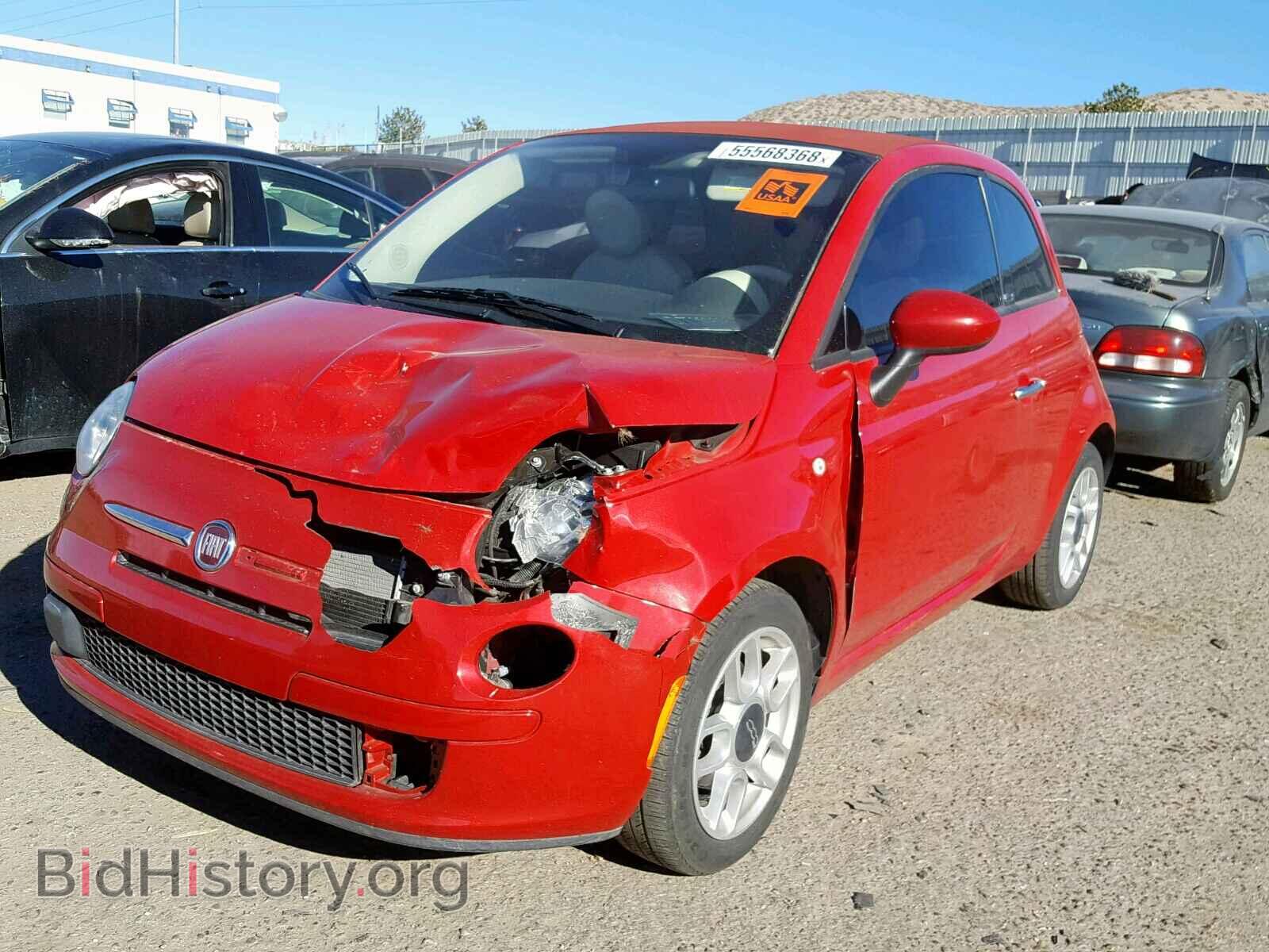 2013 FIAT 500 - VIN: 3C3CFFDR2DT749130 - Фото 2