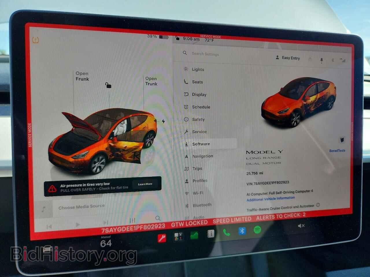 2023 TESLA MODEL Y - VIN: 7SAYGDEE1PF802923 - Фото 9