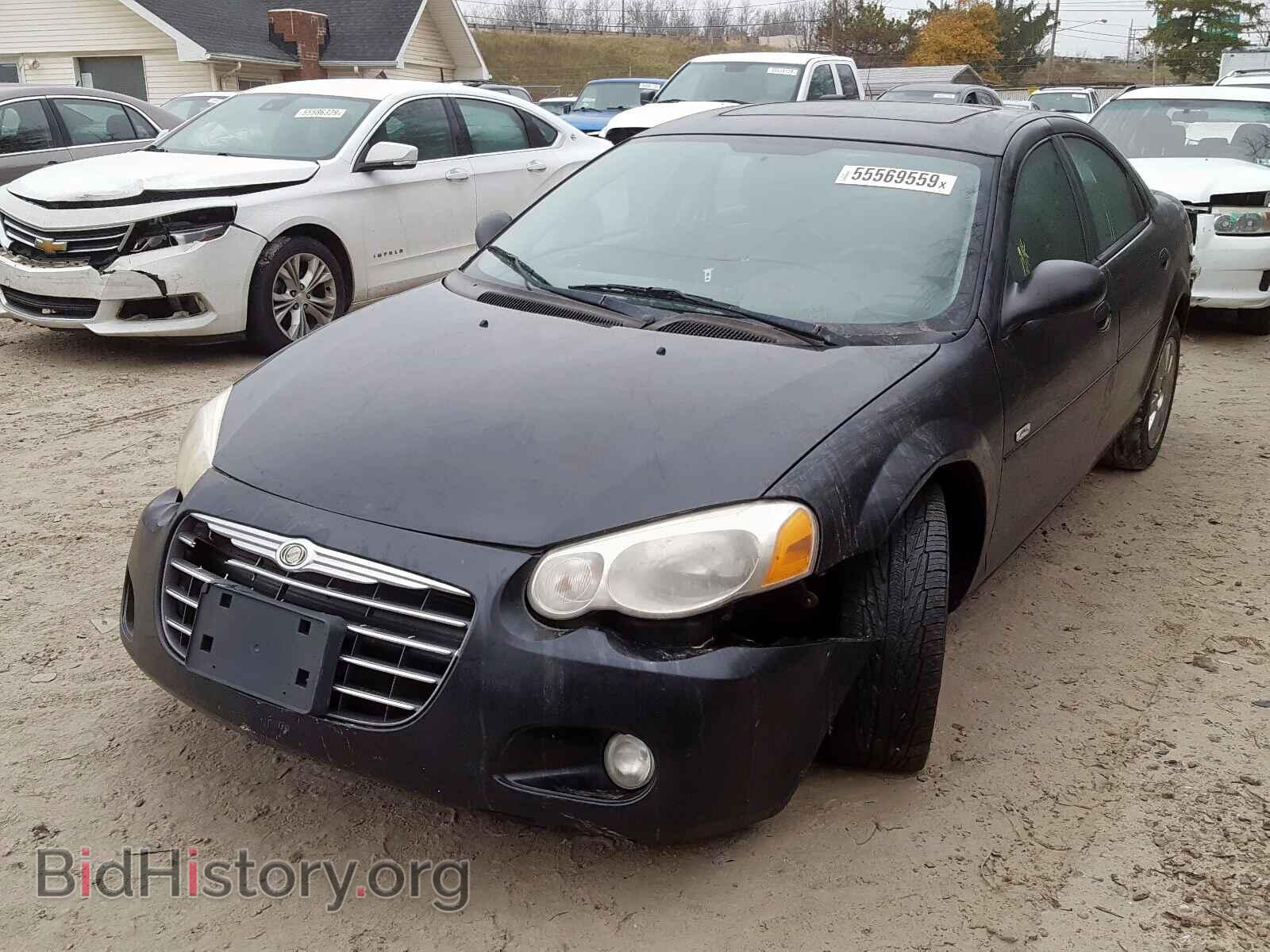 2006 CHRYSLER SEBRING - VIN: 1C3EL46X66N242980 - Фото 2