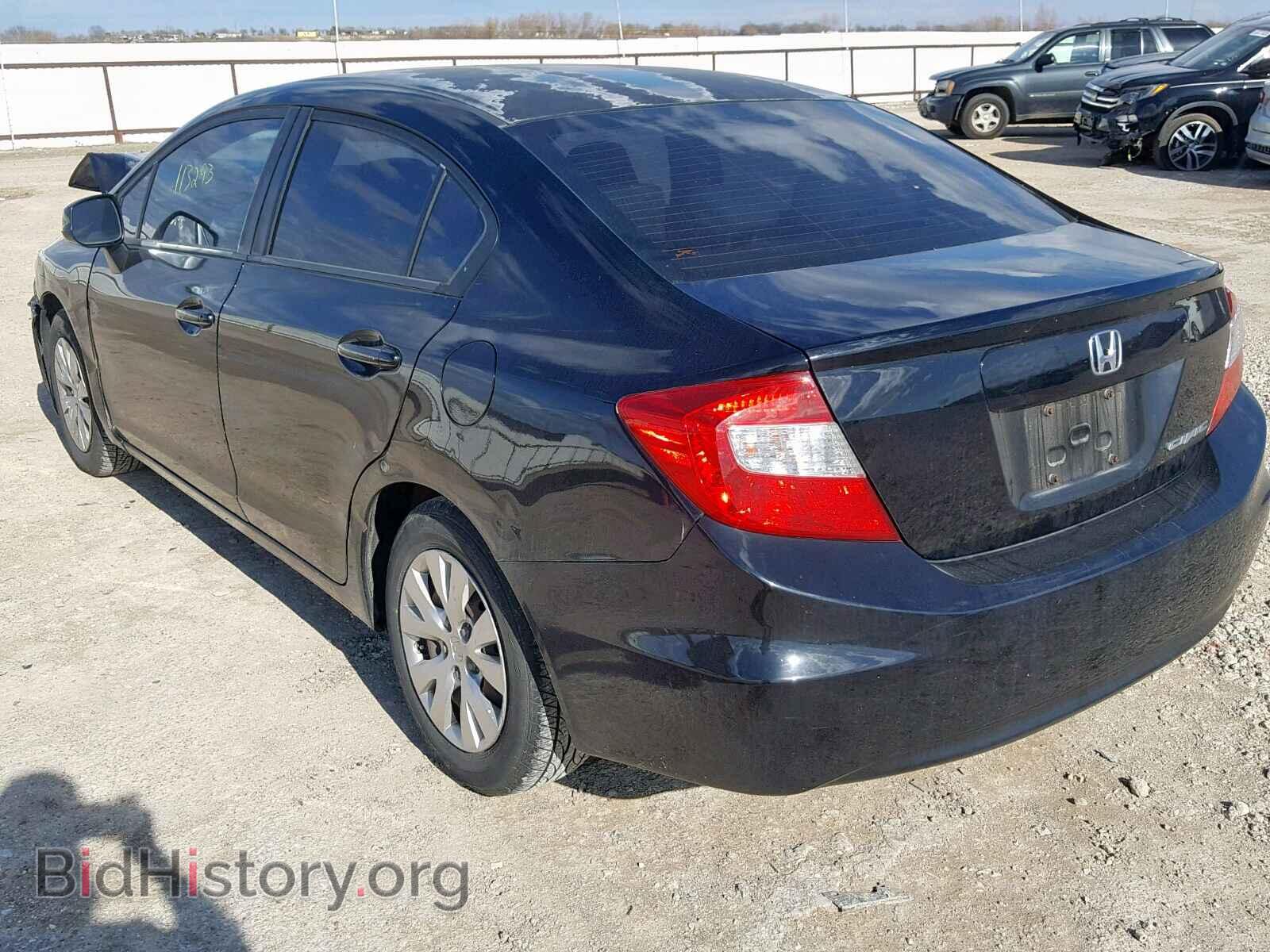 2012 HONDA CIVIC LX - VIN: 2HGFB2F57CH589150 - Фото 3